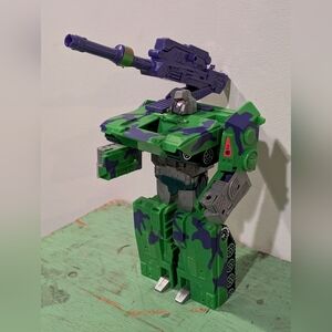 Vintage 1992 Transformers Megatron G2 Decepticon Green Tank Takara Hasbro Sounds
